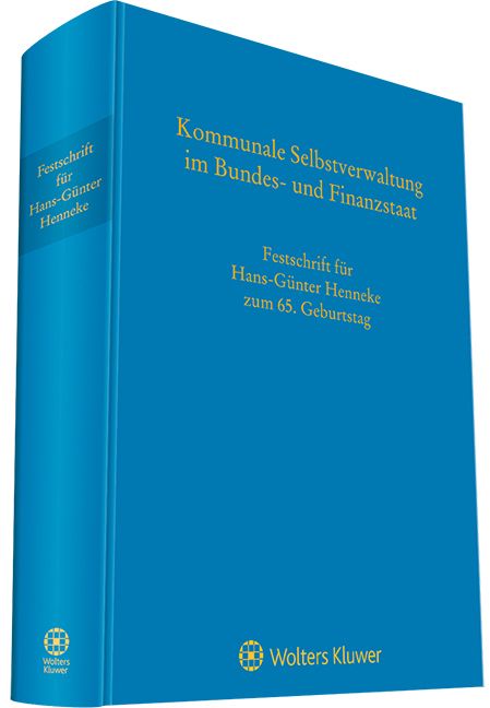 Produktbild: Kommunale Selbstverwaltung im Bundes- und Finanzstaat