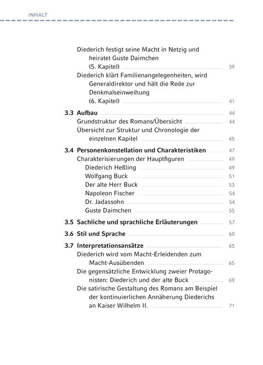Produktbild: Der Untertan von Heinrich Mann - Textanalyse und Interpretation