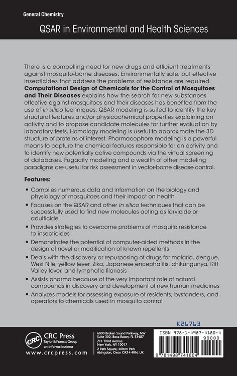 Produktbild: Computational Design of Chemicals for the Control of Mosquitoes and Their Diseases