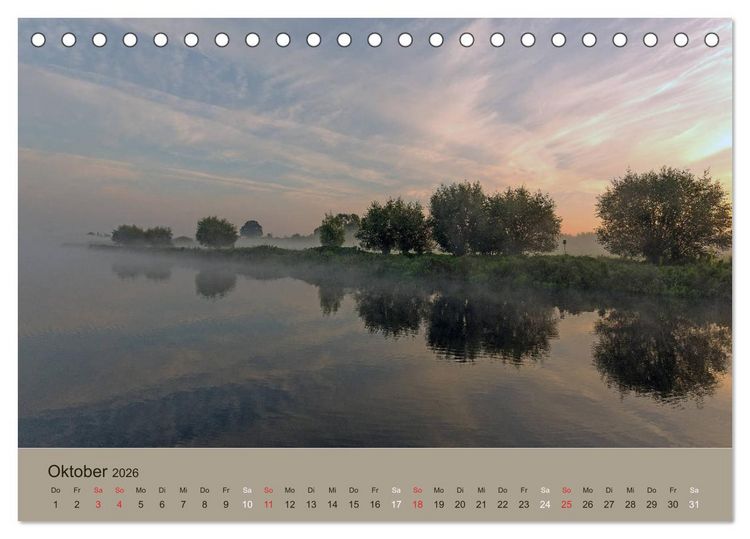 Produktbild: Lichtstimmungen im sch&ouml;nen Schleswig Holstein (Tischkalender 2026 DIN A5 quer), CALVENDO Monatskalender