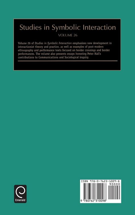 Produktbild: Studies in Symbolic Interaction