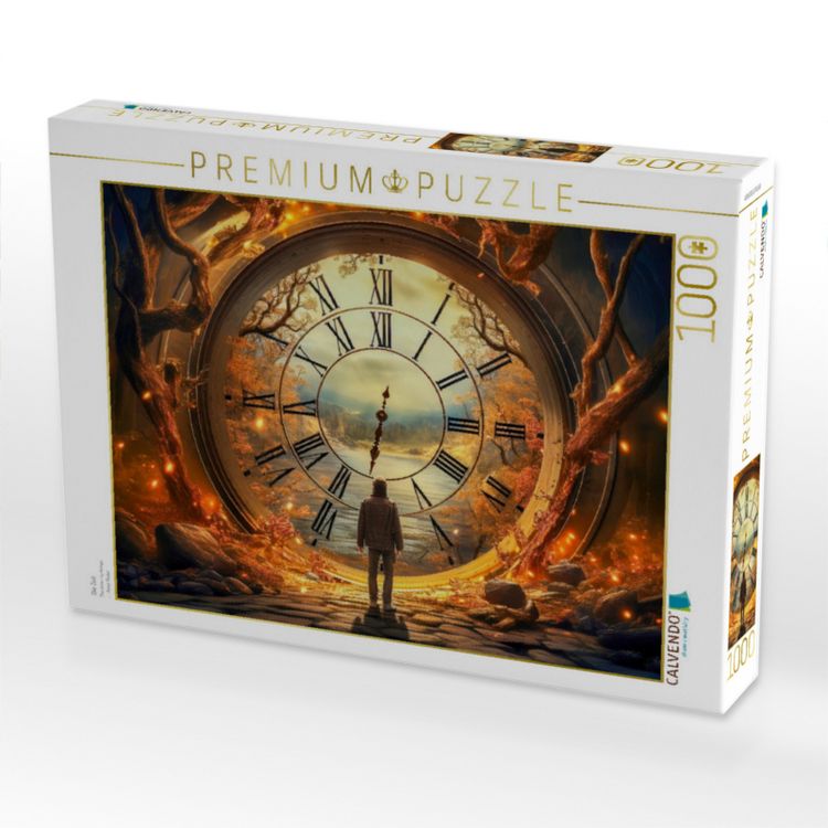 Produktbild: CALVENDO Puzzle Die Zeit | 1000 Teile Lege-Gr&ouml;&szlig;e 64x48cm Foto-Puzzle f&uuml;r gl&uuml;ckliche Stunden