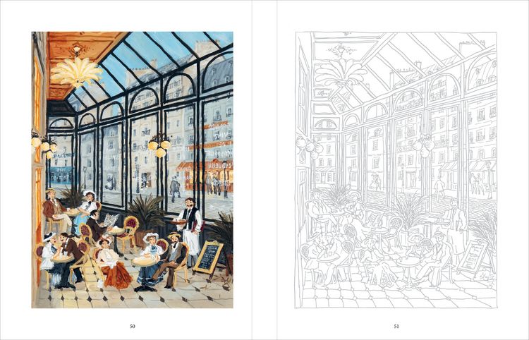 Produktbild: Luxury Coloring: Historisches Paris zum Ausmalen
