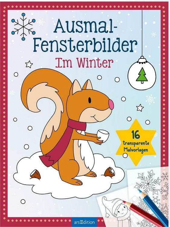 Produktbild: Ausmal-Fensterbilder &ndash; Im Winter