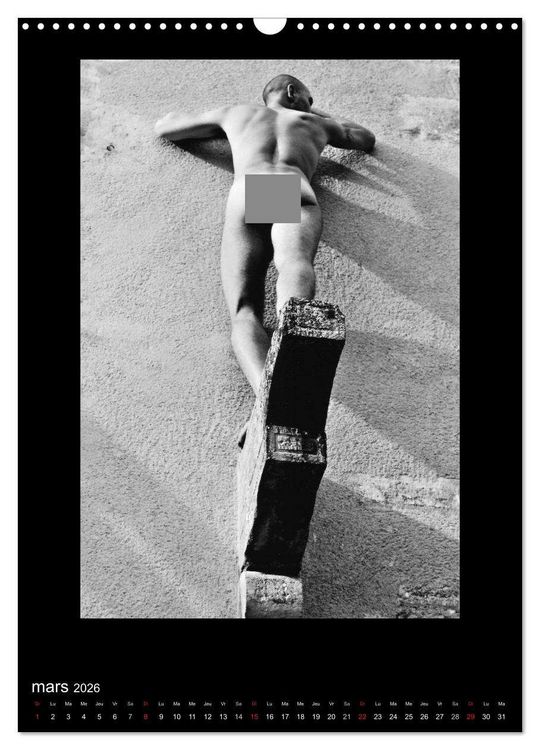 Produktbild: Au Masculin (Calendrier mural 2026 DIN A3 horizontal), CALVENDO calendrier mensuel