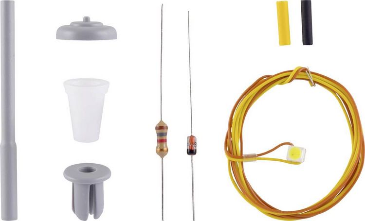 Produktbild: Viessmann Modelltechnik H0 Stra&szlig;enleuchte einfach Bausatz 6721 1St.