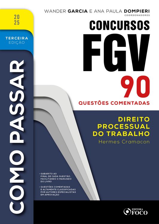 Produktbild: Como Passar em Concursos FGV - 3&ordf; Ed - 2025