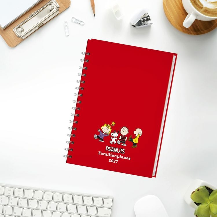 Produktbild: Peanuts Familienplaner-Buch A5 2027