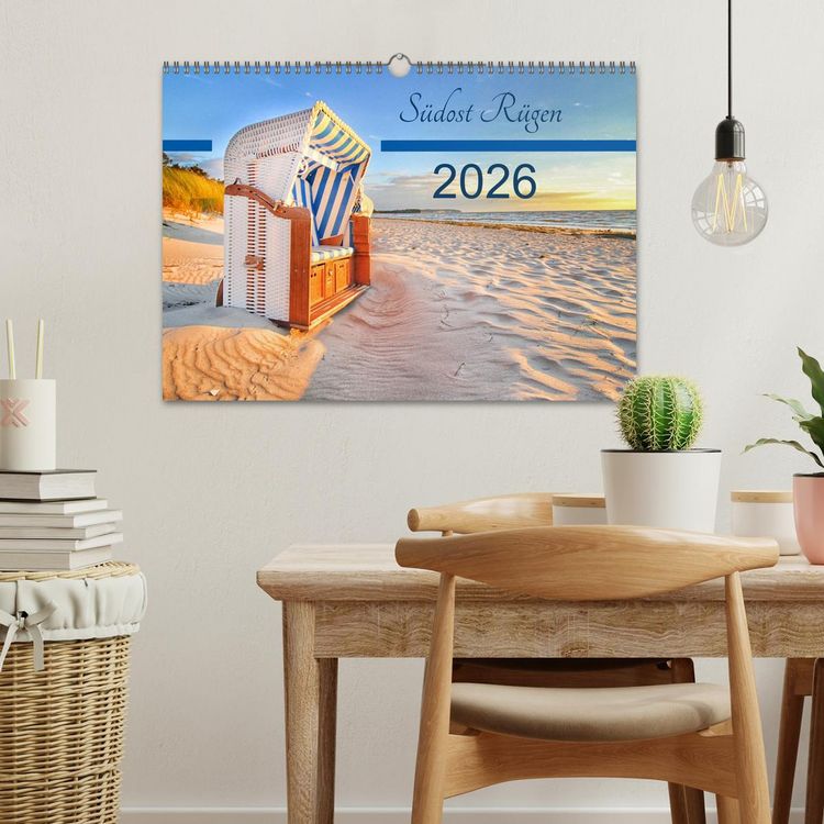 Produktbild: S&uuml;dost R&uuml;gen 2026 (Wandkalender 2026 DIN A3 quer), CALVENDO Monatskalender