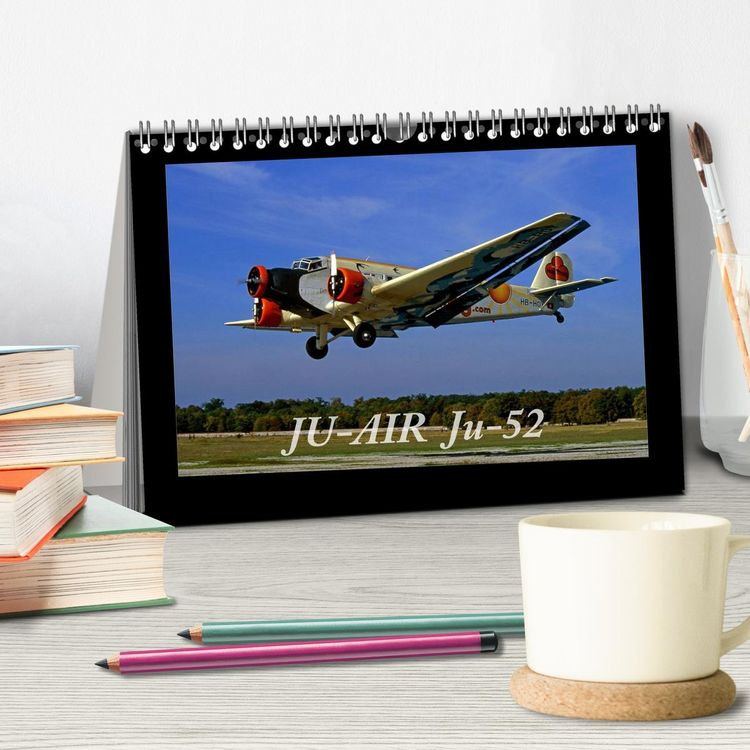 Produktbild: JU-AIR Ju-52 (Tischkalender 2026 DIN A5 quer), CALVENDO Monatskalender