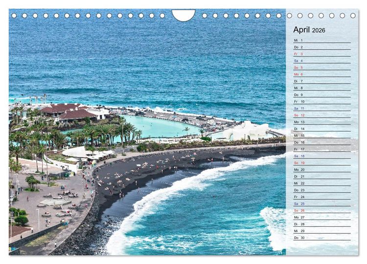 Produktbild: TENERIFFA - Zauberhafte Vulkaninsel (Wandkalender 2026 DIN A4 quer), CALVENDO Monatskalender