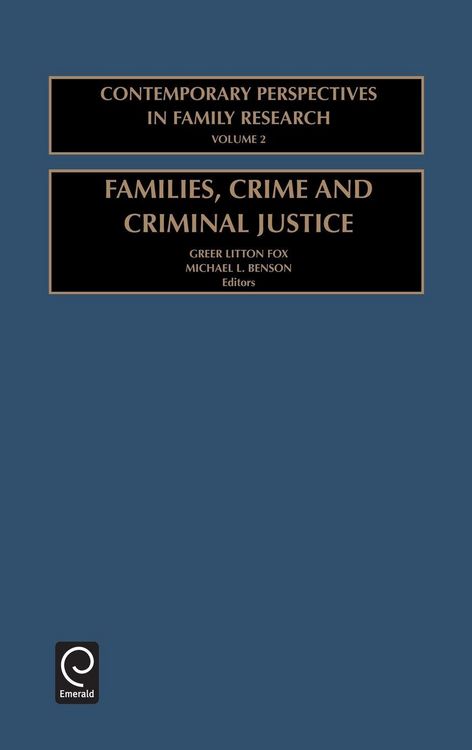 Produktbild: Families, Crime and Criminal Justice