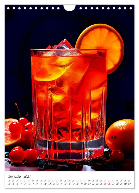 Produktbild: Mixology Meisterwerke (Wandkalender 2026 DIN A4 hoch), CALVENDO Monatskalender