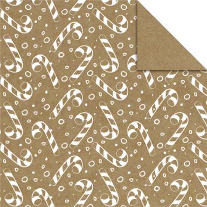 Produktbild: URSUS Faltbl&auml;tter Kraftpapier "Weihnachten", 15 x 15 cm