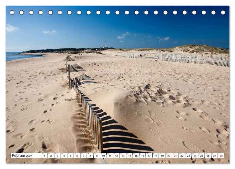 Produktbild: Momente einer Reise - Costa de la Luz (Tischkalender 2027 DIN A5 quer), CALVENDO Monatskalender