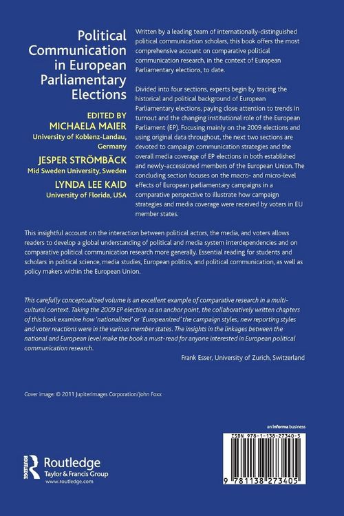 Produktbild: Political Communication in European Parliamentary Elections