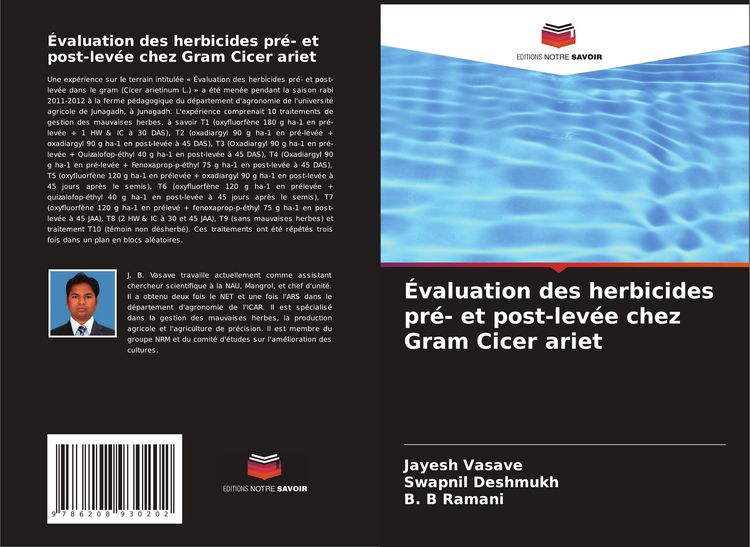 Produktbild: &Eacute;valuation des herbicides pr&eacute;- et post-lev&eacute;e chez Gram Cicer ariet