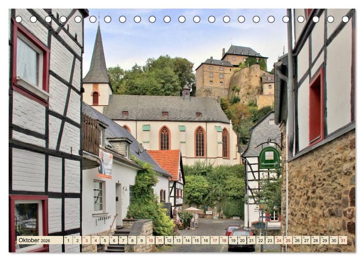 Produktbild: Blankenheim - Eine Perle in der Eifel (Tischkalender 2026 DIN A5 quer), CALVENDO Monatskalender