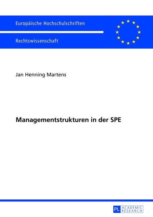 Produktbild: Managementstrukturen in der SPE