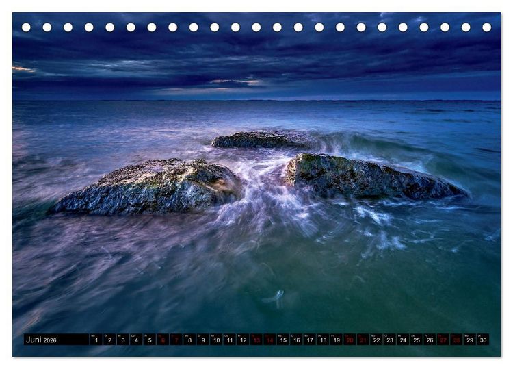 Produktbild: Ostseesteine (Tischkalender 2026 DIN A5 quer), CALVENDO Monatskalender