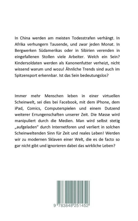 Produktbild: Bedeutungsloses Sein? Scheinwelten?