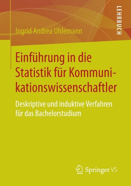 Produktbild: Einf&uuml;hrung in die Statistik f&uuml;r Kommunikationswissenschaftler