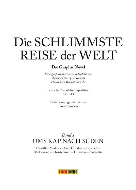 Produktbild: Die schlimmste Reise der Welt - Die Graphic Novel