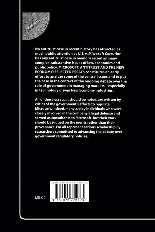 Produktbild: Microsoft, Antitrust and the New Economy: Selected Essays