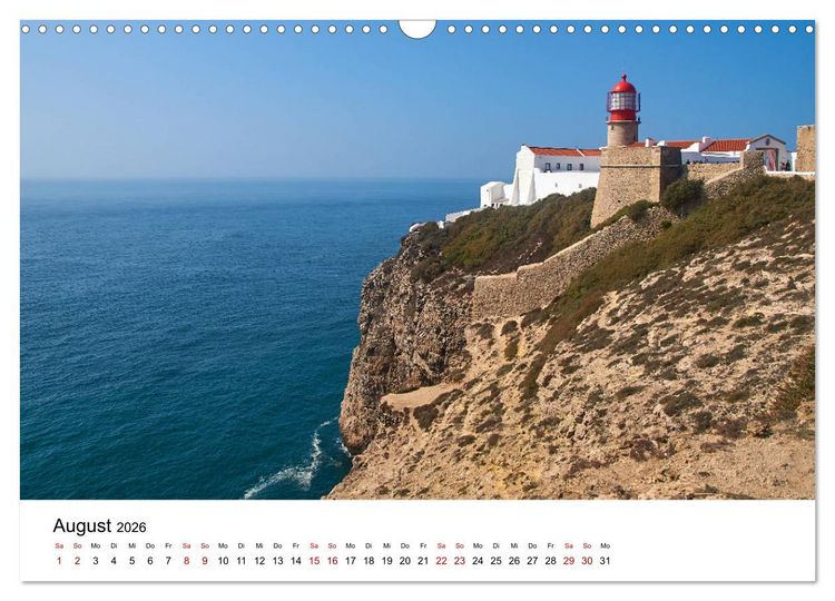 Produktbild: Einzigartiges Portugal (Wandkalender 2026 DIN A3 quer), CALVENDO Monatskalender