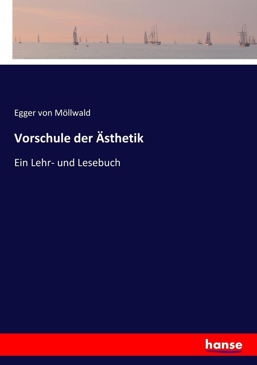 Produktbild: Vorschule der &Auml;sthetik