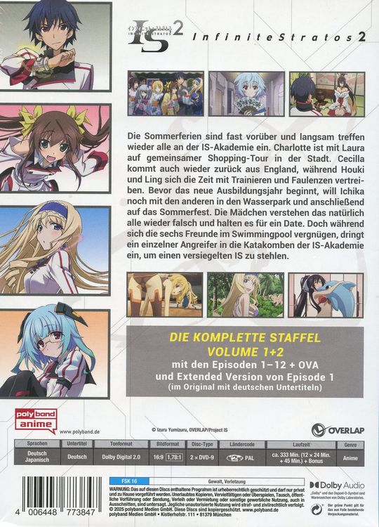 Produktbild: Infinite Stratos 2 - Die komplette Staffel LTD. [2 DVDs]