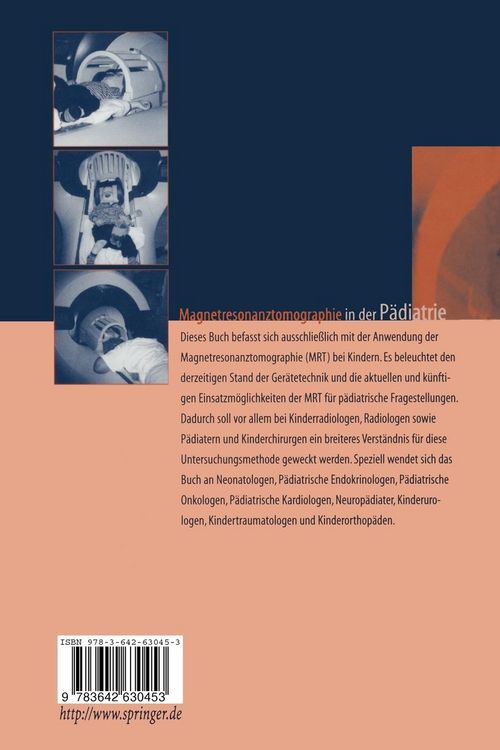 Produktbild: Magnetresonanztomographie in der P&auml;diatrie