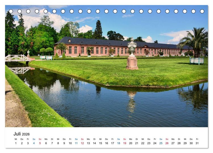 Produktbild: Schwetzingen - Ansichtssache (Tischkalender 2026 DIN A5 quer), CALVENDO Monatskalender