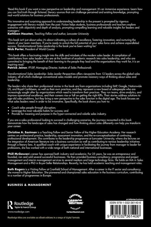 Produktbild: Transformational Sales Leadership