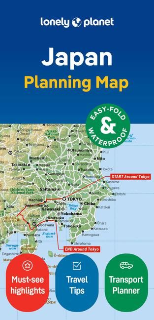 Produktbild: Lonely Planet Japan Planning Map
