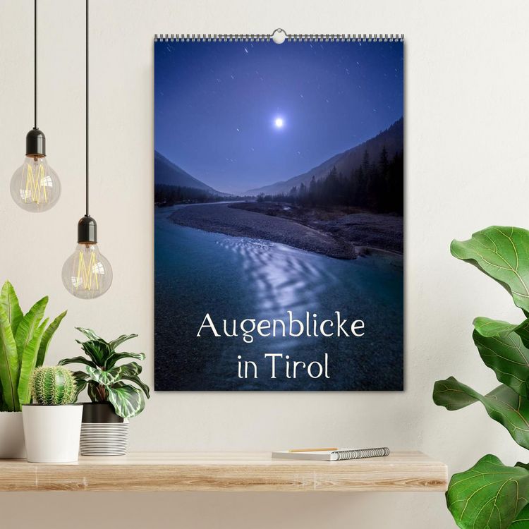 Produktbild: Augenblicke in Tirol (Wandkalender 2026 DIN A2 hoch), CALVENDO Monatskalender