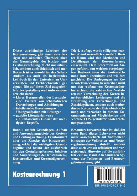 Produktbild: Kostenrechnung 1