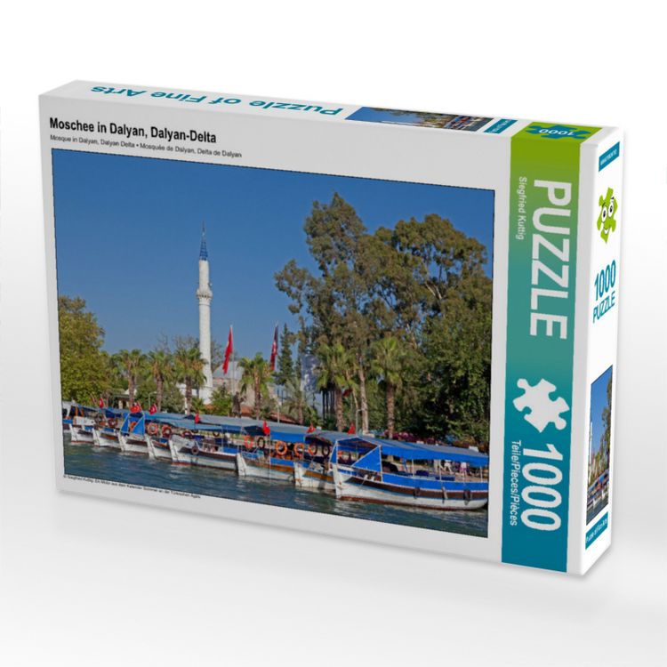 Produktbild: CALVENDO Puzzle Moschee in Dalyan, Dalyan-Delta | 1000 Teile Lege-Gr&ouml;&szlig;e 64x48cm Foto-Puzzle f&uuml;r gl&uuml;ckliche Stunden