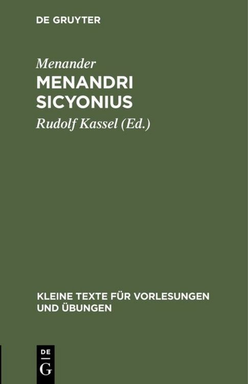 Produktbild: Menandri Sicyonius