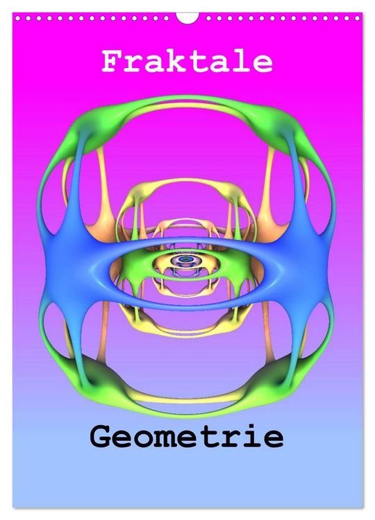 Produktbild: Fraktale Geometrie (Wandkalender 2026 DIN A3 hoch), CALVENDO Monatskalender