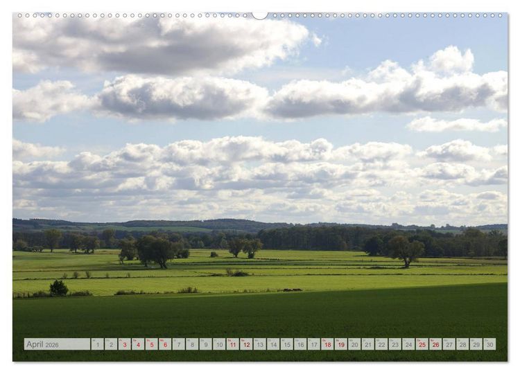 Produktbild: Natur-Paradies Mecklenburgische Schweiz (Wandkalender 2026 DIN A2 quer), CALVENDO Monatskalender