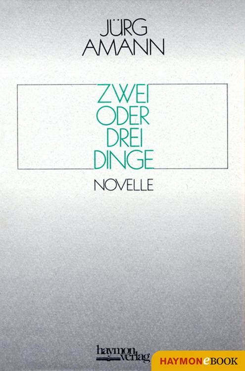 Produktbild: Zwei oder drei Dinge