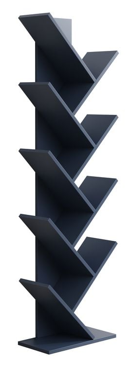 Produktbild: Holz Aufbewahrung Stand Regal B&uuml;cher Nulis XL