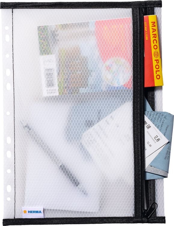 Produktbild: Herma Ordnertasche A5 schwarz