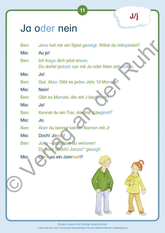 Produktbild: Erstes Lesen mit Dialog-Geschichten
