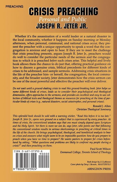 Produktbild: Crisis Preaching