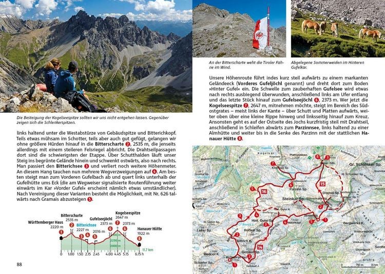 Produktbild: ROTHER Wanderf&uuml;hrer Lechtaler H&ouml;henweg - Verwall-Runde