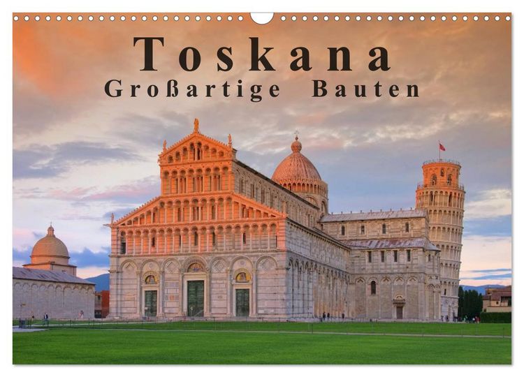 Produktbild: Toskana - Gro&szlig;arige Bauten (Wandkalender 2026 DIN A3 quer), CALVENDO Monatskalender