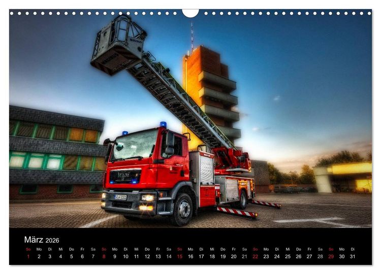 Produktbild: Berufsfeuerwehr Salzgitter (Wandkalender 2026 DIN A3 quer), CALVENDO Monatskalender