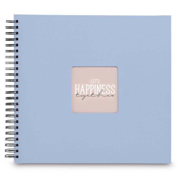 Produktbild: Hama Spiral Album Fine Art lagune 36x32cm 50 schwarze Seiten